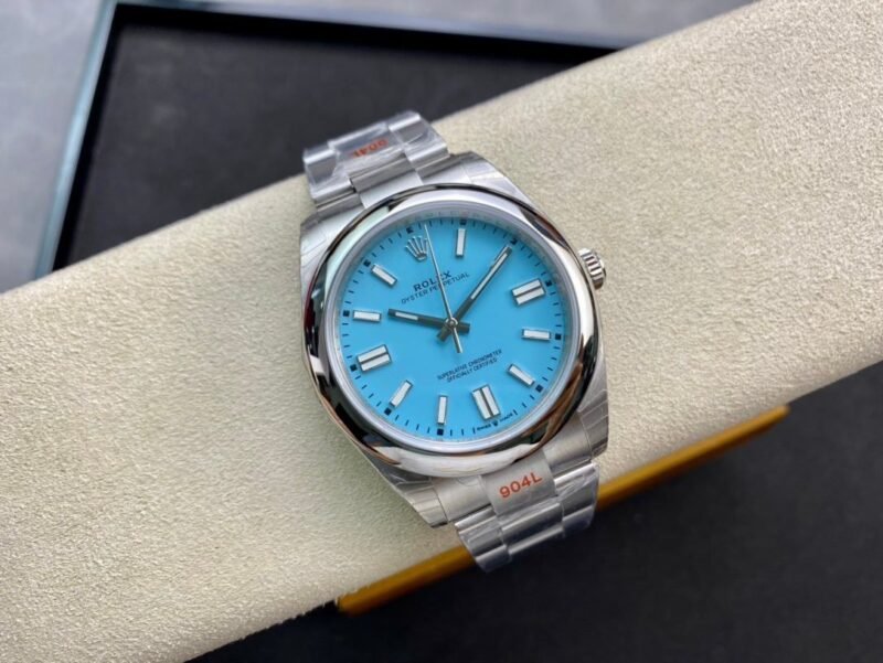 1:1 Superclone-Rolex Oyster Perpetual 41 Ref: 124300(Tiffany Blue dial oyester)