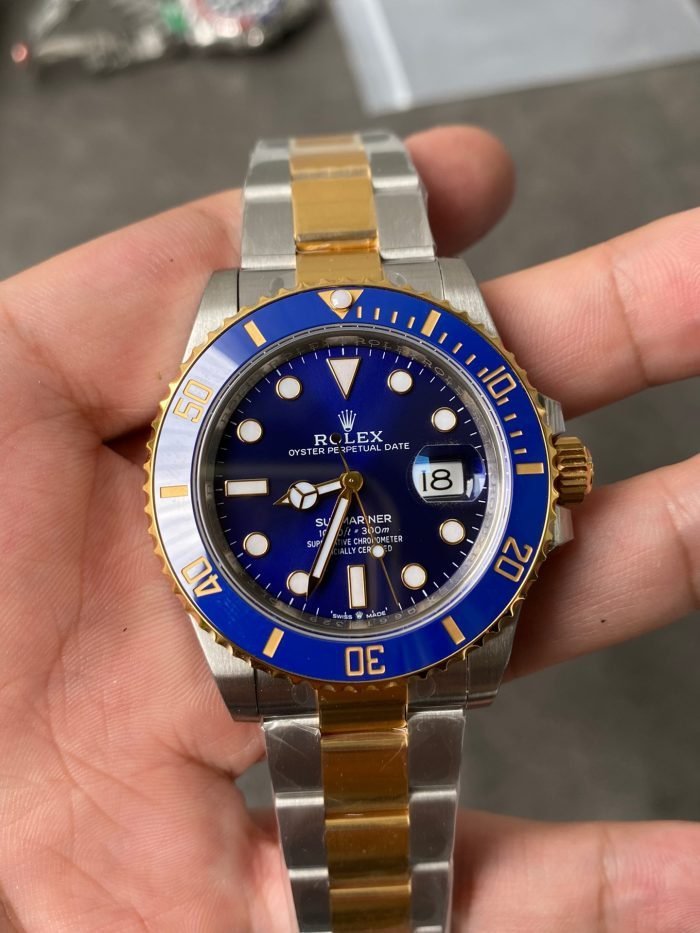 1:1 Superclone-Rolex Submariner 16613(Gold blue sub)
