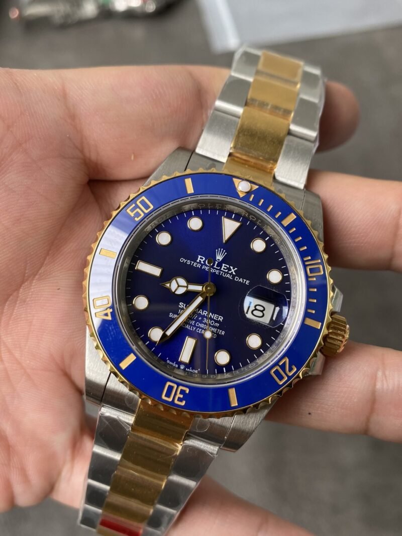 1:1 Superclone-Rolex Submariner 16613(Gold blue sub)
