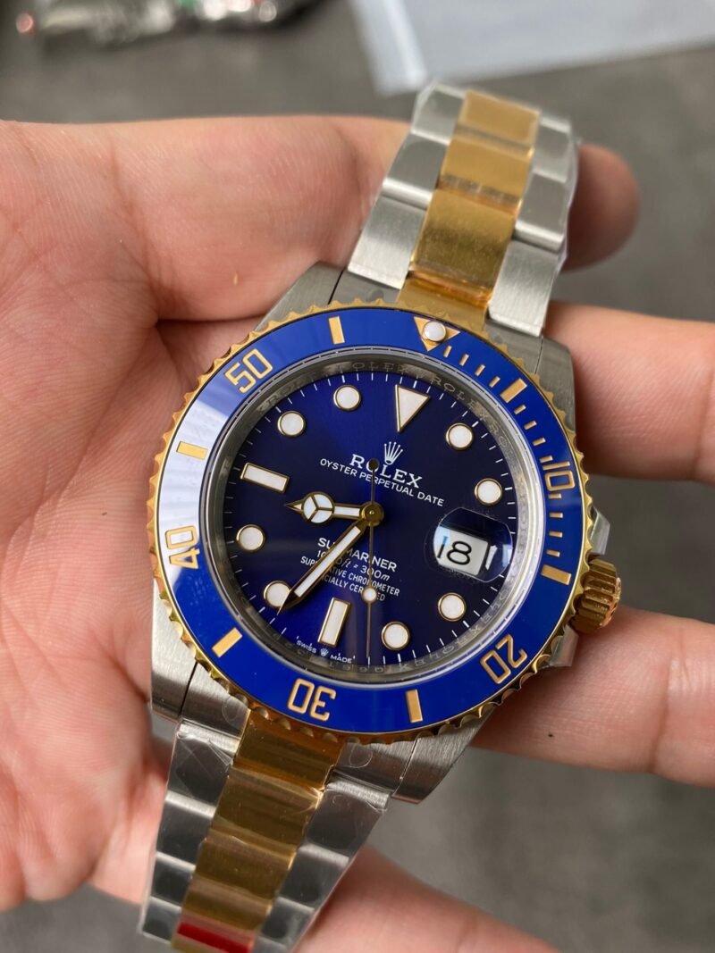1:1 Superclone-Rolex Submariner 16613(Gold blue sub)