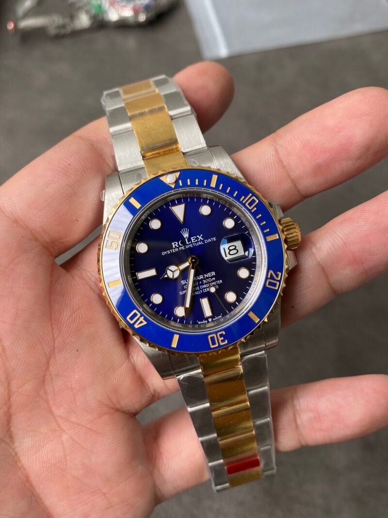 1:1 Superclone-Rolex Submariner 16613(Gold blue sub)