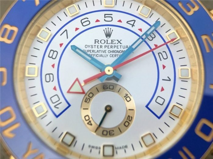 1:1 Superclone-Rolex Yachtmaster II Stainless Steel 116681- 1:1 Superclone(gold yacht master II)