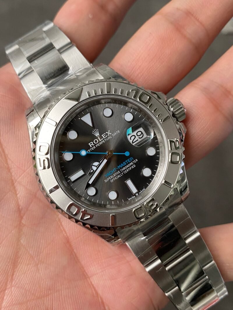 1:1 Superclone-Yachtmaster Stainless Steel 268622(grey dial yacht master 40mm)