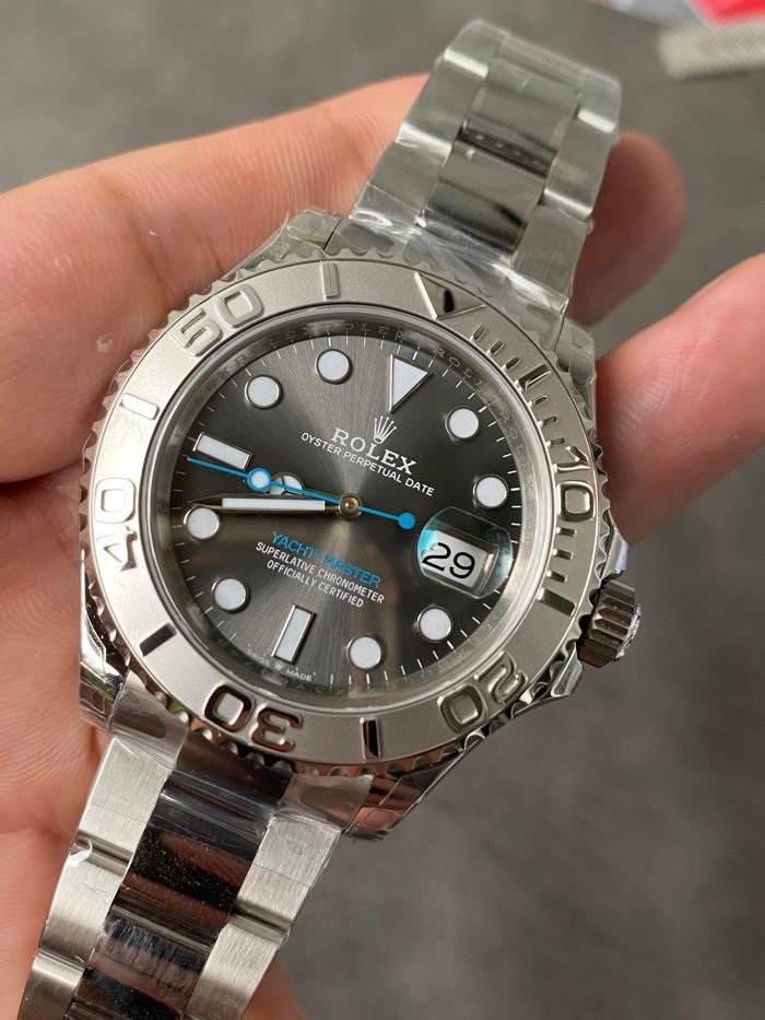 1:1 Superclone-Yachtmaster Stainless Steel 268622(grey dial yacht master 40mm)