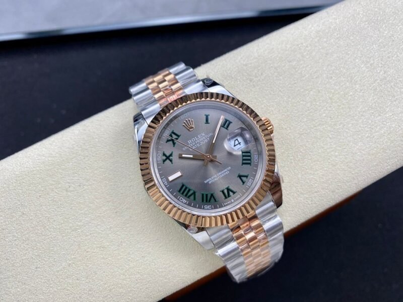 Datejust 36MM & 41 MM Wimbledon: Ref. 126334(Rose gold wimbledom)