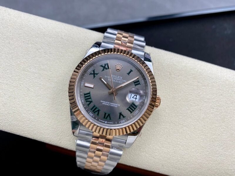 Datejust 36MM & 41 MM Wimbledon: Ref. 126334(Rose gold wimbledom)