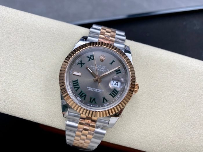 Datejust 36MM & 41 MM Wimbledon: Ref. 126334(Rose gold wimbledom)