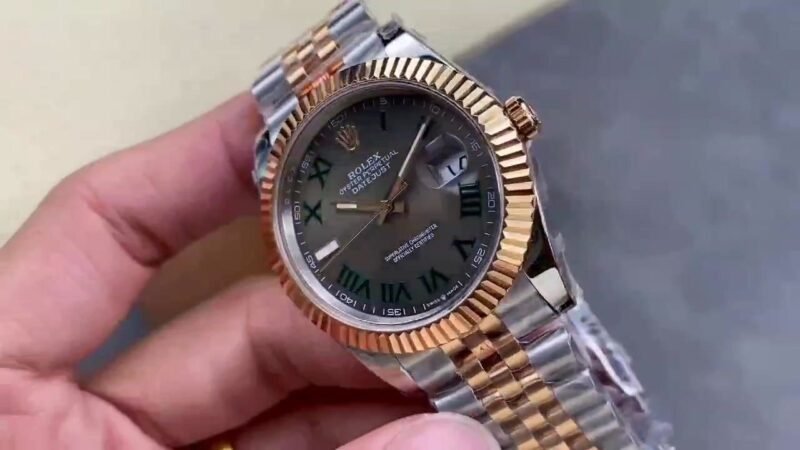 Datejust 36MM & 41 MM Wimbledon: Ref. 126334(Rose gold wimbledom)