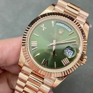 Rolex 18K rose gold plated day date 40mm 3235