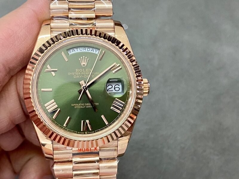 Rolex 18K rose gold plated day date 40mm 3235