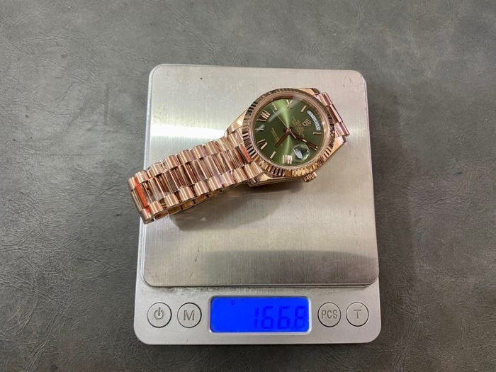 Rolex 18K rose gold plated day date 40mm 3235