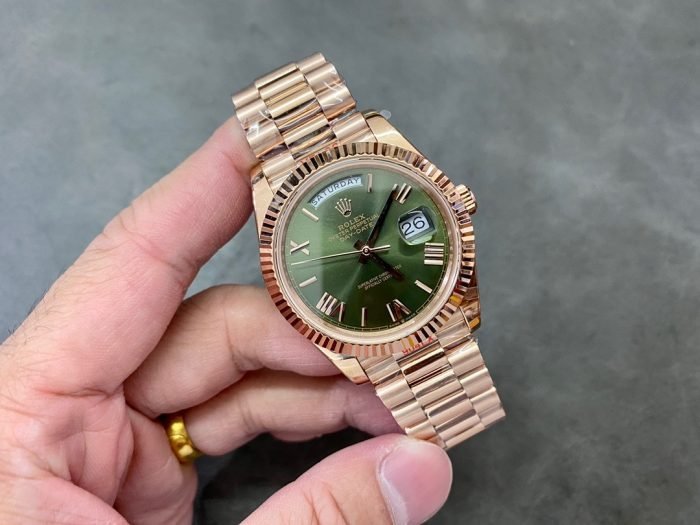 Rolex 18K rose gold plated day date 40mm 3235