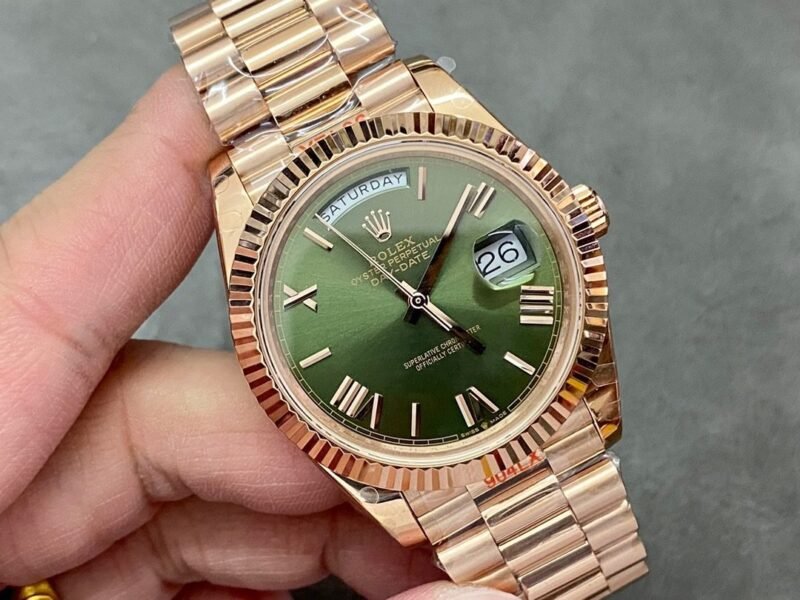 Rolex 18K rose gold plated day date 40mm 3235