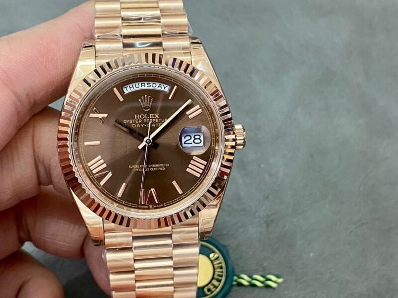 Rolex 18K rose gold plated day date 40mm 3235