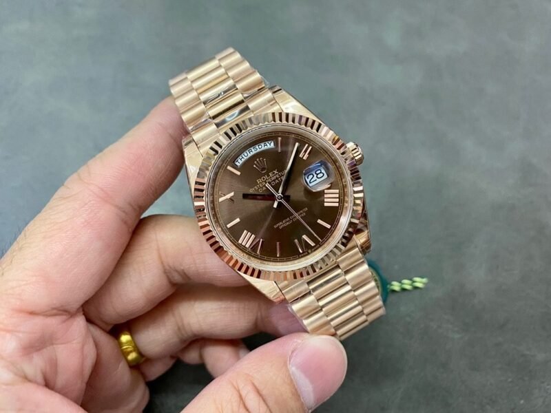 Rolex 18K rose gold plated day date 40mm 3235