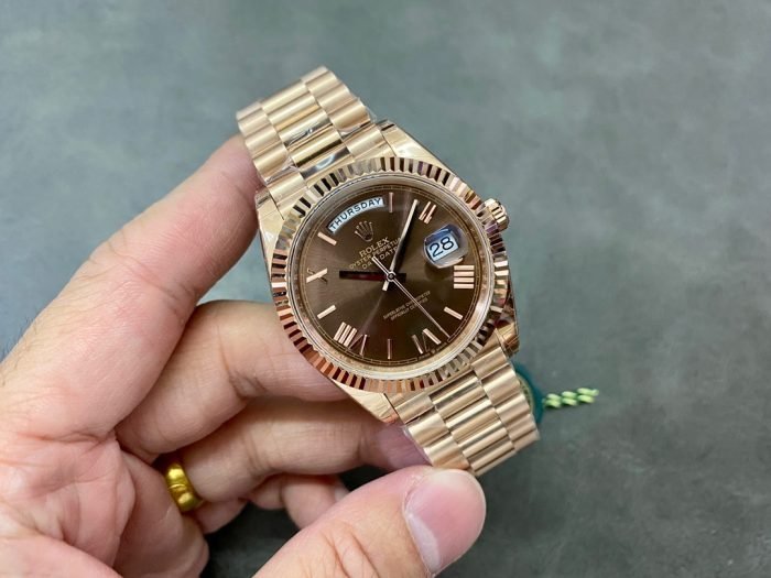 Rolex 18K rose gold plated day date 40mm 3235