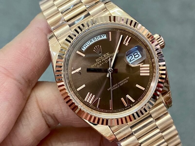 Rolex 18K rose gold plated day date 40mm 3235