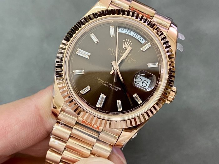 Rolex 18K rose gold plated day date 40mm 3235