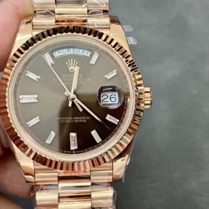 Rolex 18K rose gold plated day date 40mm 3235_68527f660054e.jpeg