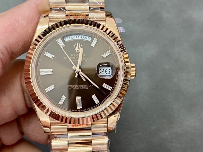 Rolex 18K rose gold plated day date 40mm 3235