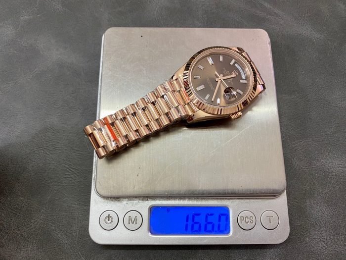 Rolex 18K rose gold plated day date 40mm 3235