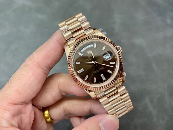 Rolex 18K rose gold plated day date 40mm 3235