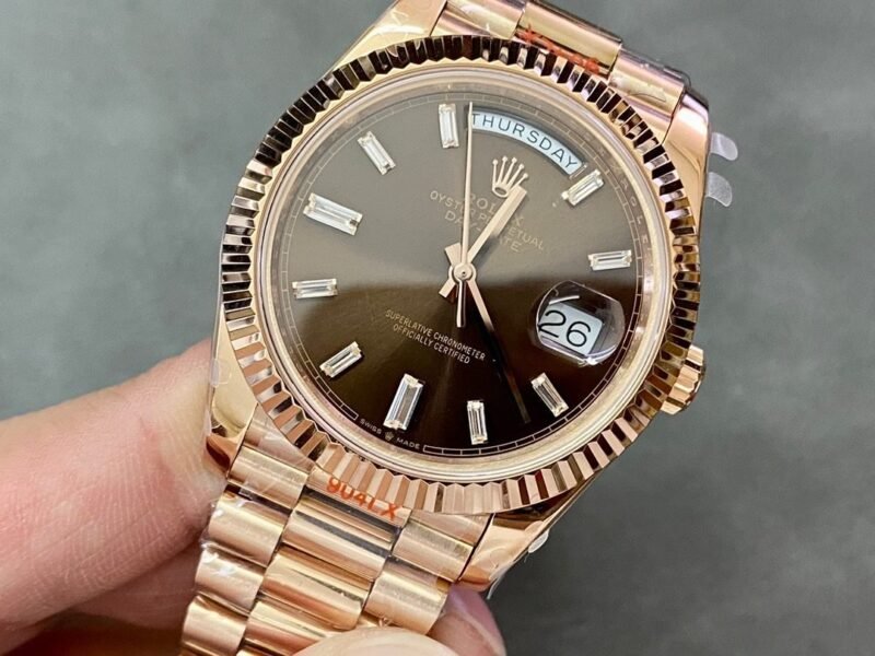 Rolex 18K rose gold plated day date 40mm 3235