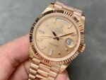Rolex 18K rose gold plated day date 40mm 3235
