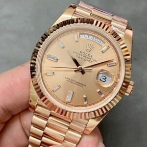 Rolex 18K rose gold plated day date 40mm 3235