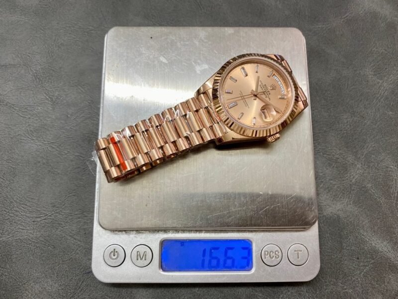 Rolex 18K rose gold plated day date 40mm 3235
