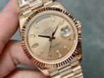 Rolex 18K rose gold plated day date 40mm 3235