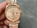 Rolex 18K rose gold plated day date 40mm 3235