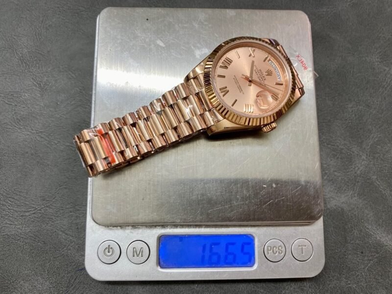 Rolex 18K rose gold plated day date 40mm 3235