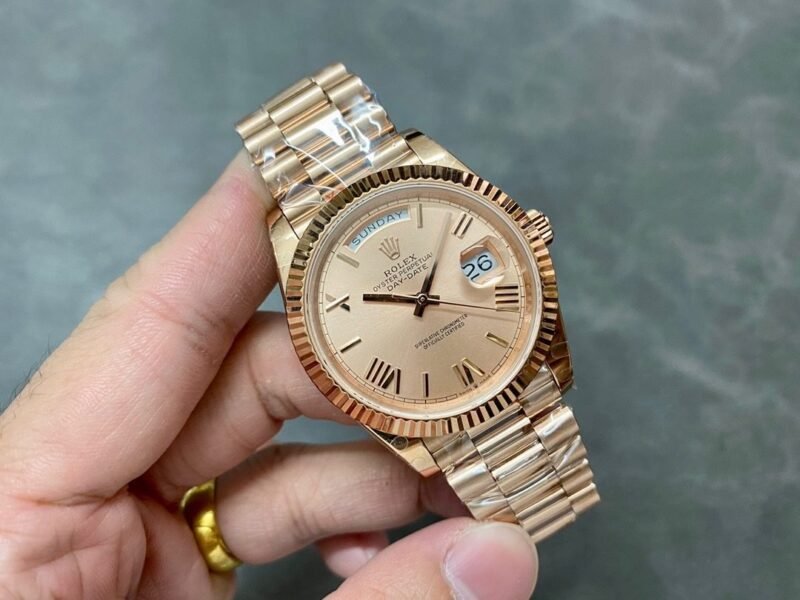 Rolex 18K rose gold plated day date 40mm 3235