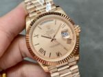Rolex 18K rose gold plated day date 40mm 3235