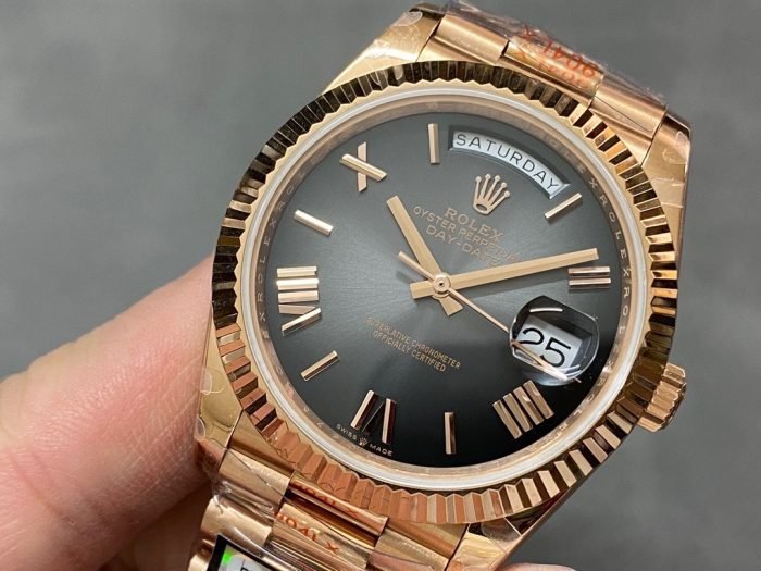 Rolex 18K Rose Gold Plated Day Date 40mm