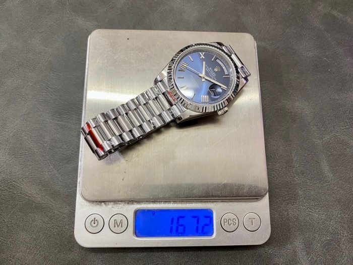 Rolex 18K White Gold Day Date